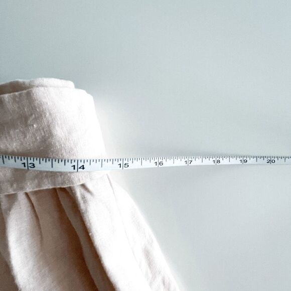 Topshop Womens Mini Skirt Pleated Buckle Accent Blush Pink Size 6 NWT - Picture 7 of 8